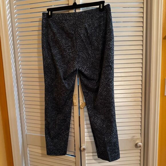 Blue Paisley Patterned Pants - Picture 6 of 10